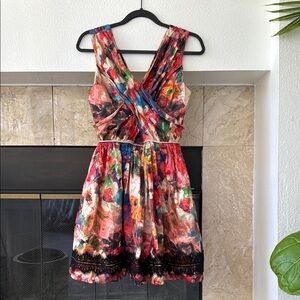 Nicole Miller Multicolor Floral Dress
